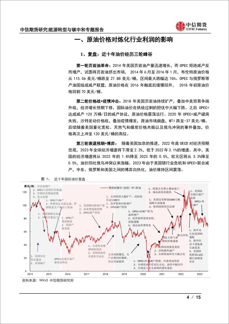 《石化行业深度系列报告二：中游炼化行业利润何时春归？-20230620-中信期货-15页》 - 第5页预览图