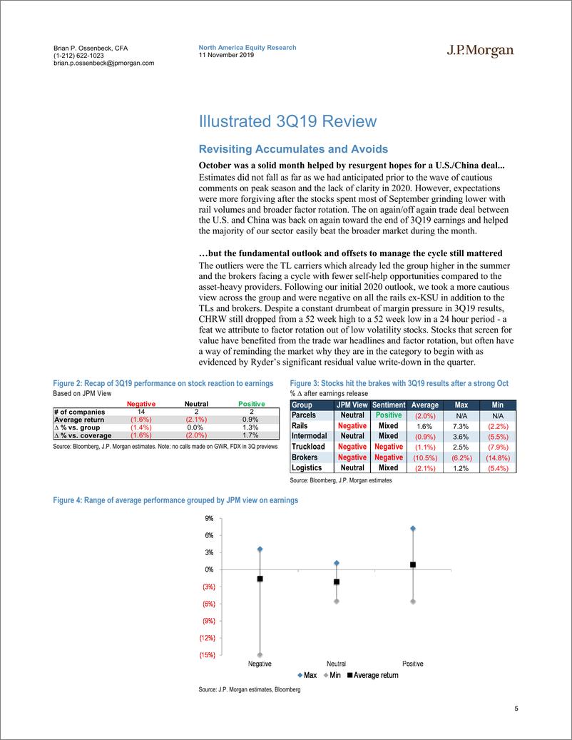 《J.P. 摩根-美股-交通运输与物流业-2019年Q3物流与交通运输业回顾：主题、问题与顶级选择-2019.11.11-23页》 - 第6页预览图