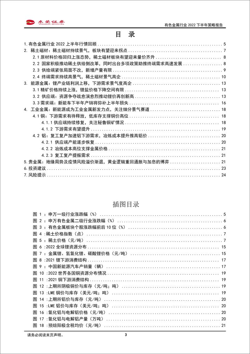 《有色金属行业2022年下半年投资策略：有色金属下游景气不减，下半年业绩有望突破周期瓶颈-20220606-东莞证券-25页》 - 第4页预览图