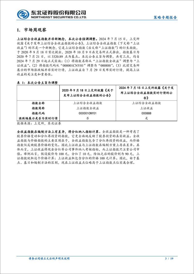 《常规指数和全收益指数的差异-240722-东北证券-19页》 - 第3页预览图