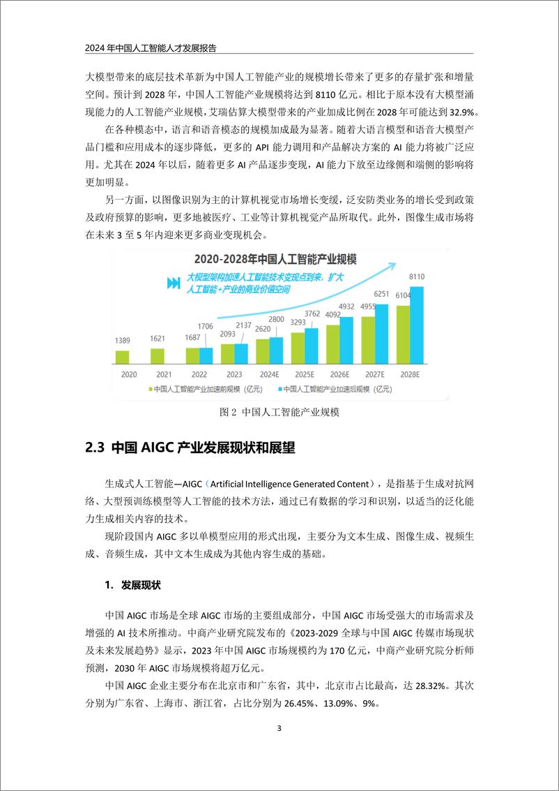 《联合伟世_2024年中国人工智能人才发展报告》 - 第7页预览图