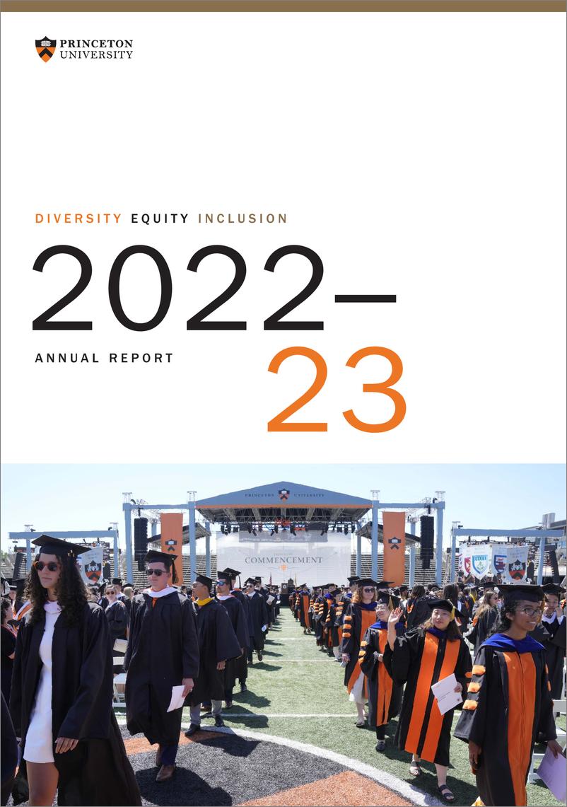 《普林斯顿大学：2022-2023年多元、公平与包容报告（英文版）》 - 第1页预览图