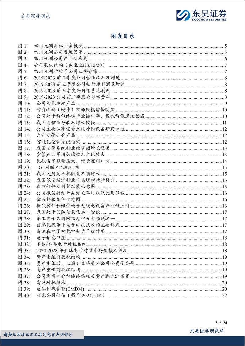 《深度报告-20240116-东吴证券-四川九洲-000801.SZ-拥抱低空经赋能电子对国企强兵军民两翼齐24页》 - 第3页预览图