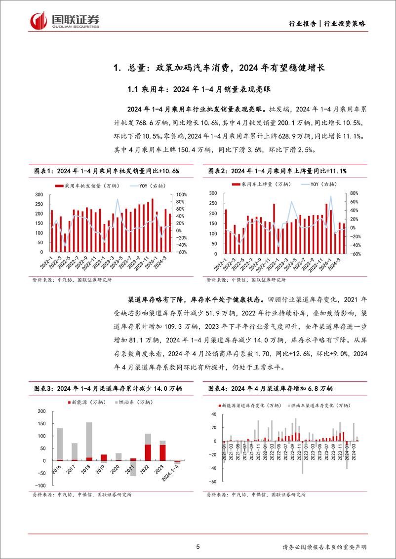 《汽车行业投资策略：智电加速升级，龙头行稳致远-240708-国联证券-58页》 - 第5页预览图