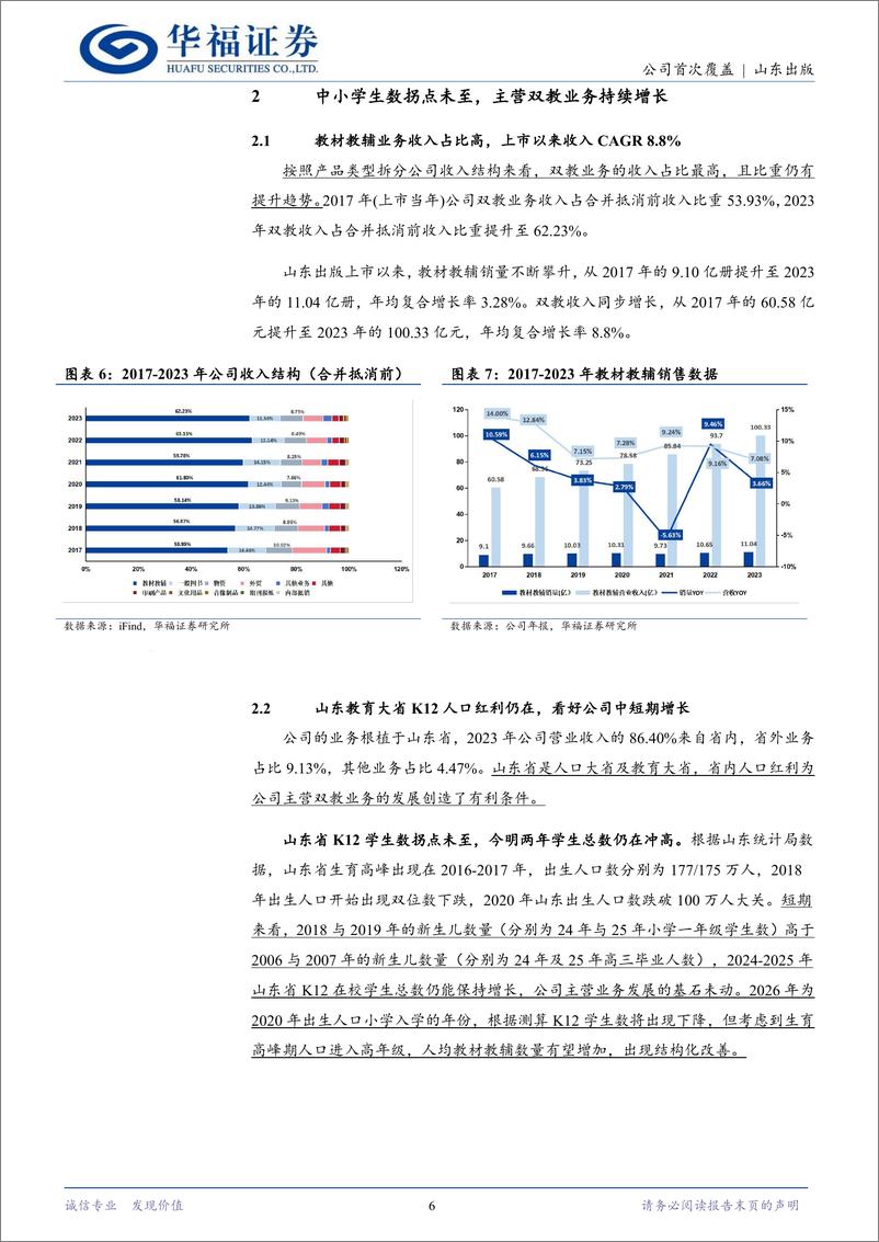 《山东出版(601019)区域出版龙头主业挺拔，分红比例再创新高-240626-华福证券-13页》 - 第6页预览图