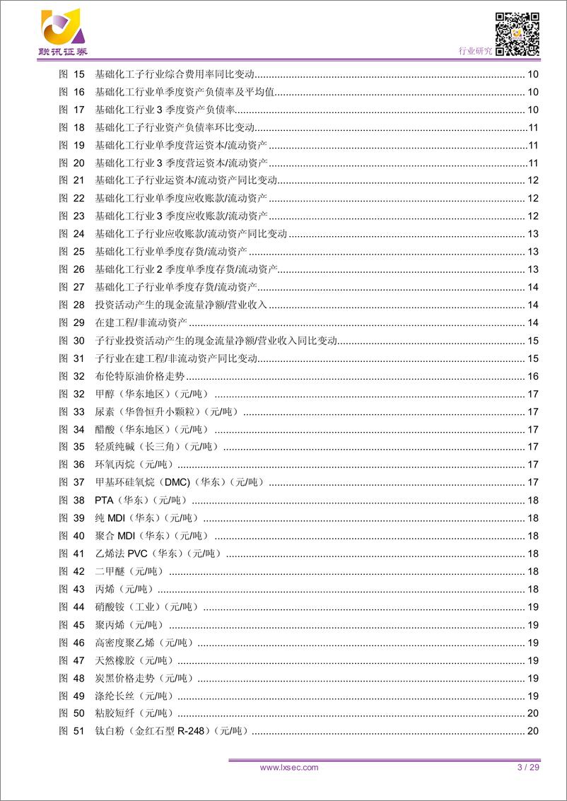 《基础化工行业一季报总结：利润环比大幅上涨，油价下行二季度或承压-20190609-联讯证券-29页》 - 第4页预览图