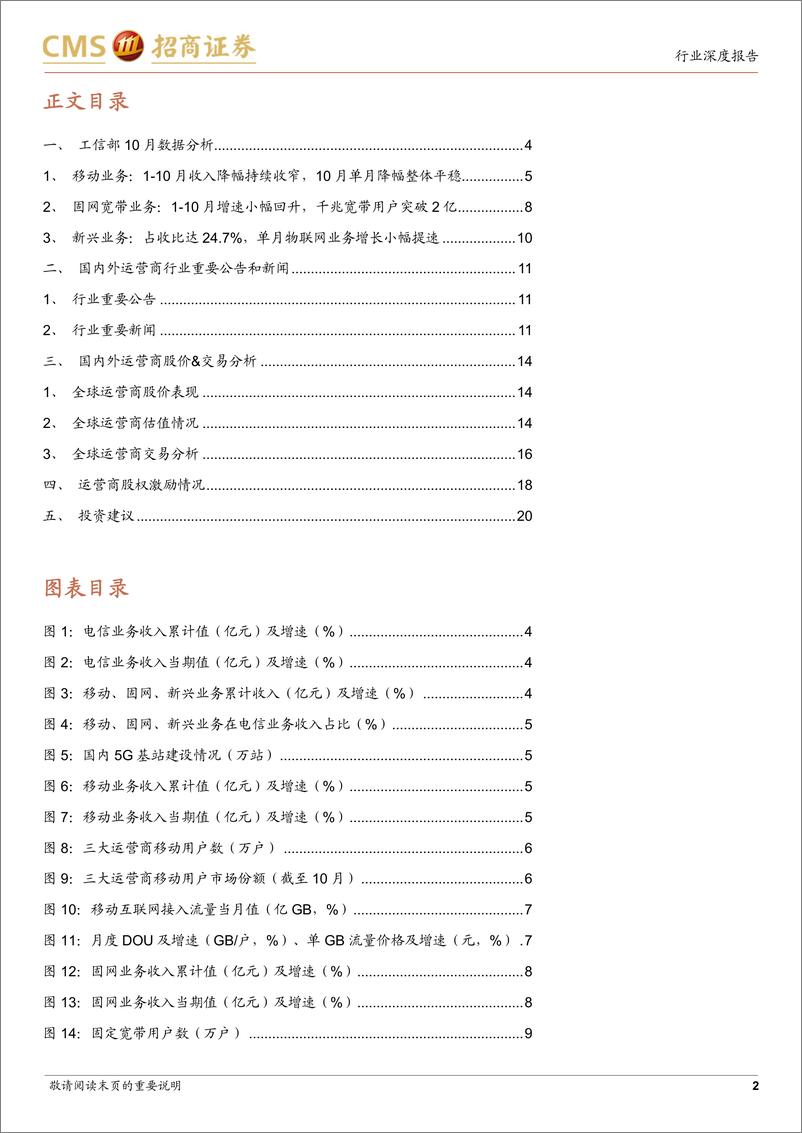 《通信行业全球运营商月报8：10月边际改善趋势延续，全面推进技术试点与业务拓展-241129-招商证券-21页》 - 第2页预览图