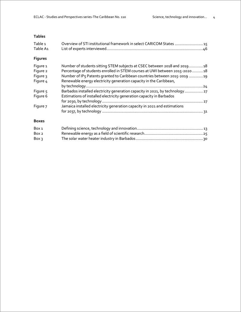 《拉丁美洲经济委员会-科学、技术和创新促进可持续发展：加勒比能源转型的经验教训（英）-2022.12-51页》 - 第7页预览图