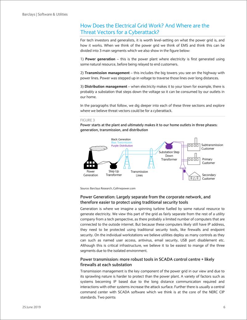 《巴克莱-美股-电力与公用事业行业-软件与公用事业：确保电网安全-2019.6.25-24页》 - 第7页预览图