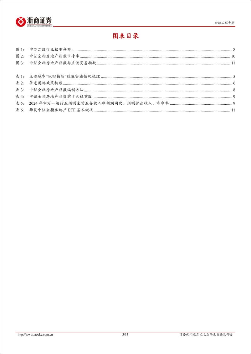 《华夏中证全指房地产ETF投资价值分析：政策利好提振预期，地产板块估值修复-240523-浙商证券-13页》 - 第3页预览图