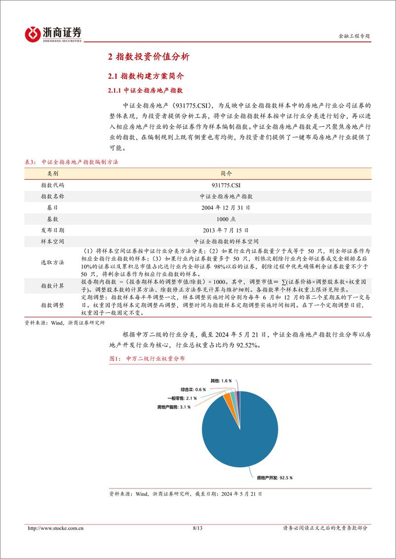 《华夏中证全指房地产ETF投资价值分析：政策利好提振预期，地产板块估值修复-240523-浙商证券-13页》 - 第8页预览图