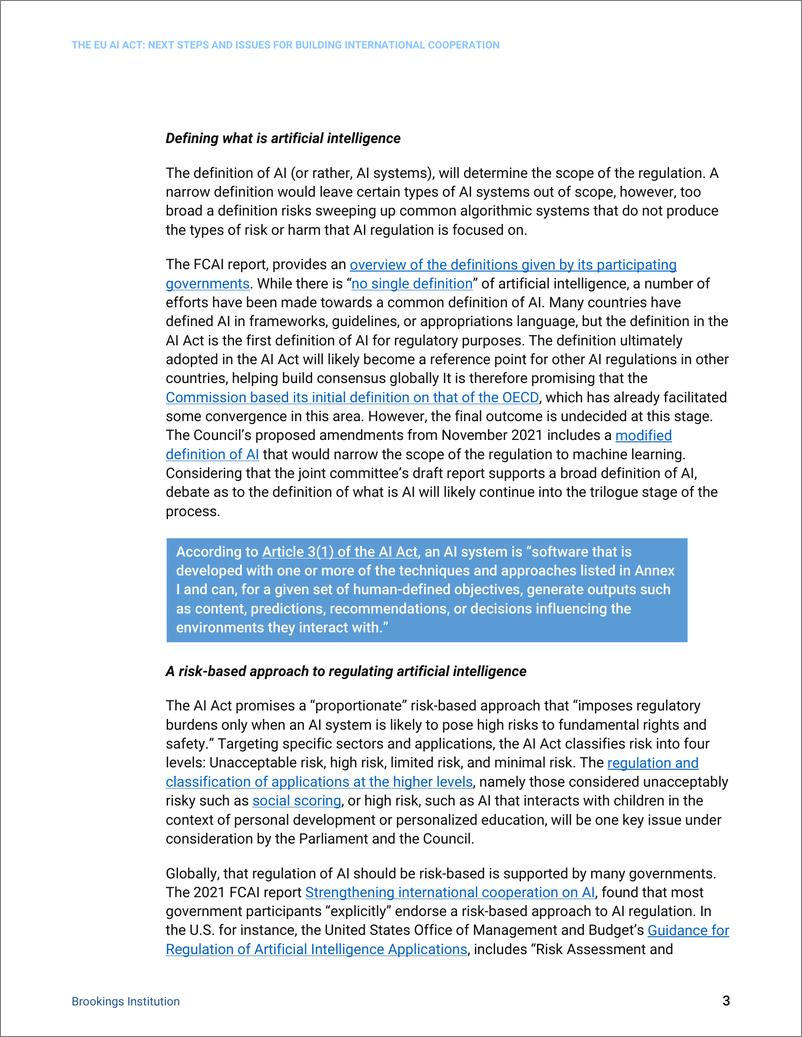 布鲁金斯学会-《欧盟人工智能法》：在人工智能领域建立国际合作的下一步和问题（英）-2022.5-8页 - 第5页预览图