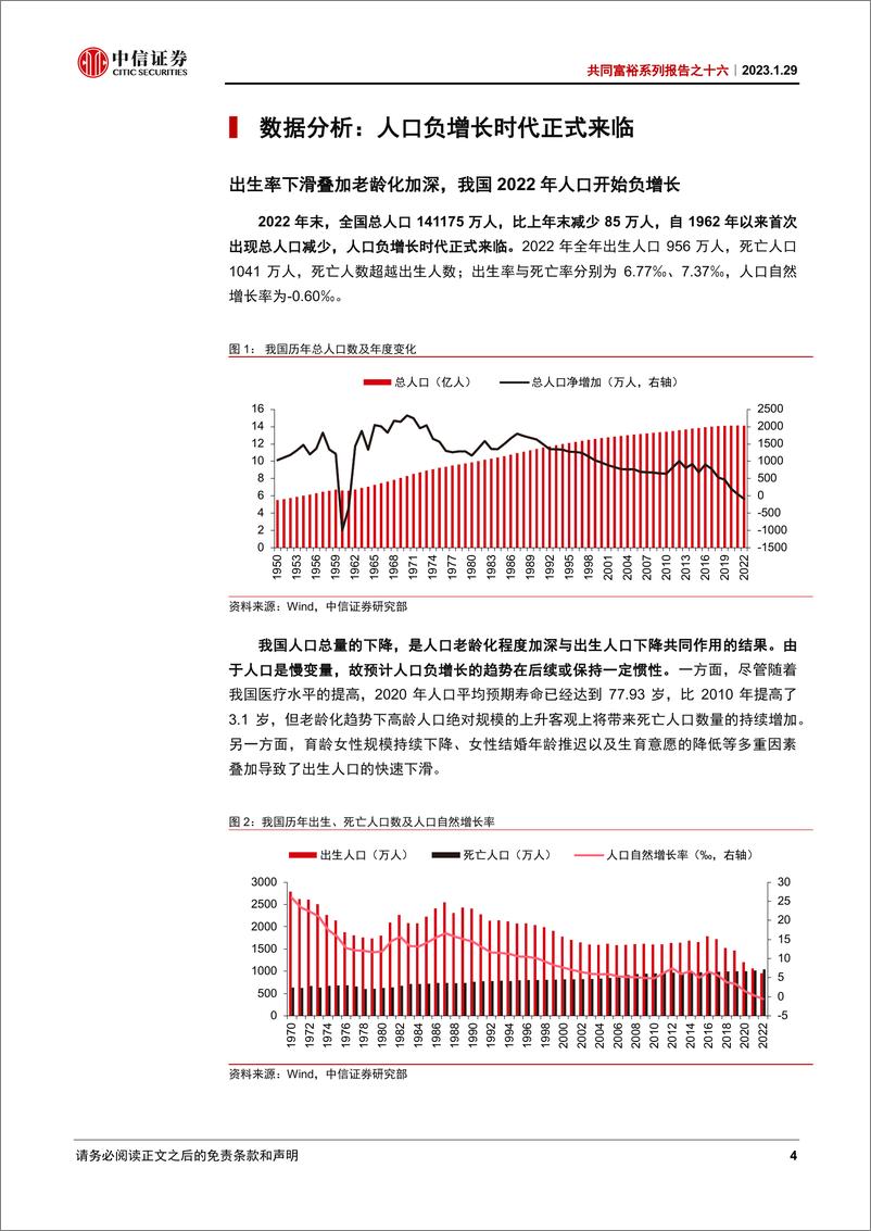 《共同富裕系列报告之十六：人口负增长下的养老与生育政策图谱-20230129-中信证券-20页》 - 第5页预览图