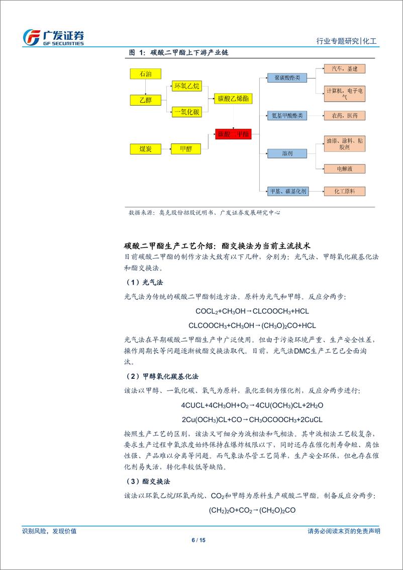 《化工行业：受益电解液放量及PC投产拉动，碳酸二甲酯行业需求向好-20190402-广发证券-15页》 - 第7页预览图