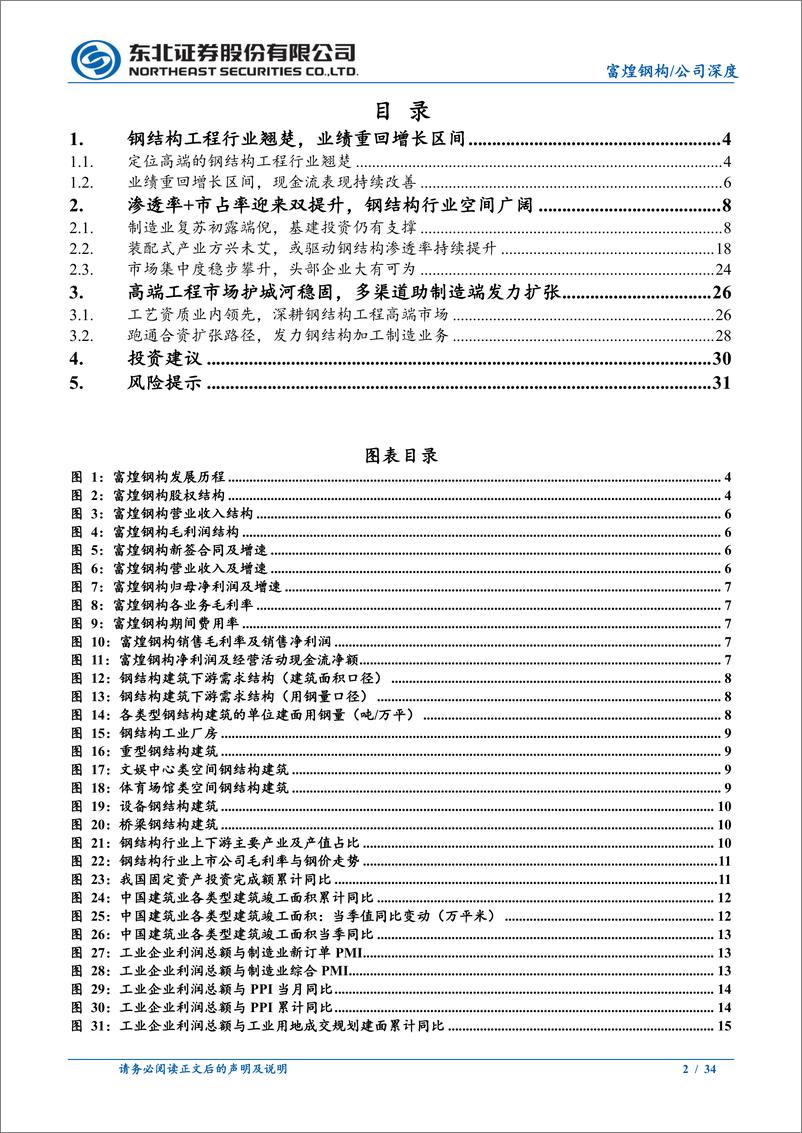 《富煌钢构(002743)钢结构一体化翘楚，合资扩张模式助力成长-240509-东北证券-34页》 - 第2页预览图