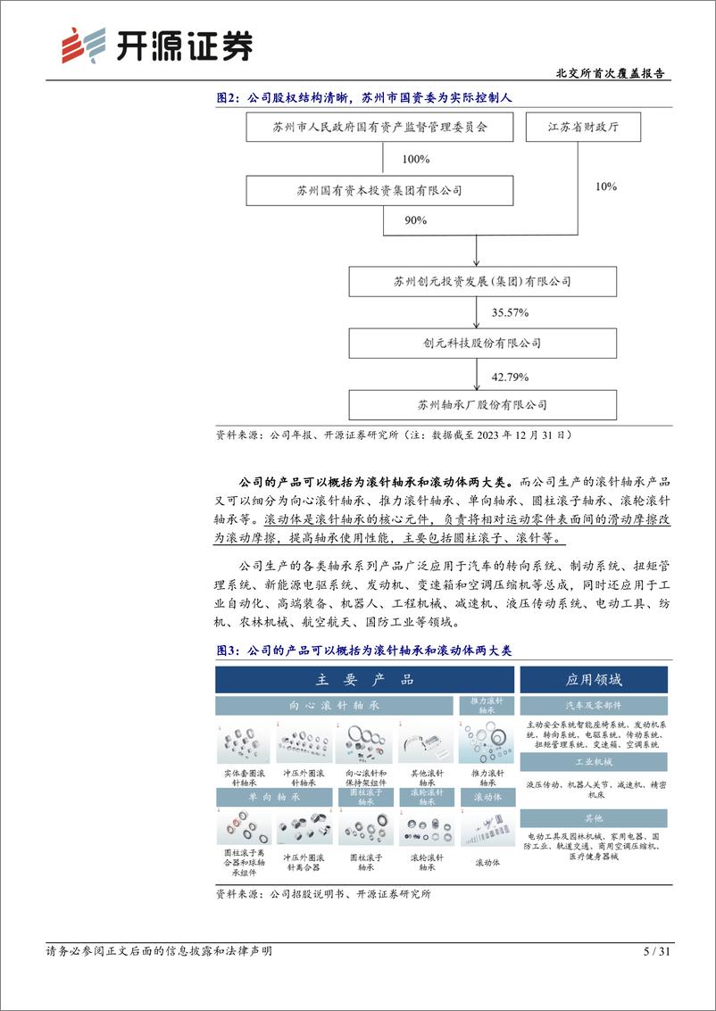 《苏轴股份(430418)北交所首次覆盖报告：滚针轴承细分龙头，汽车轴承技术领先%2b机器人打开新成长空间-240704-开源证券-31页》 - 第5页预览图