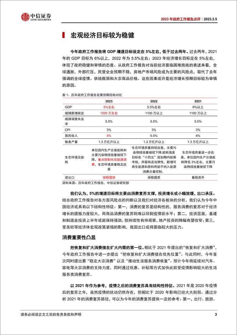 《2023年政府工作报告点评：政府工作报告六大看点-20230305-中信证券-15页》 - 第4页预览图