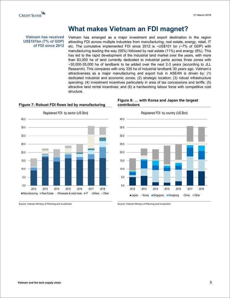 《瑞信-亚太地区-科技行业-越南与科技供应链：越南会是下一个主要的科技中心吗？-2019.3.21-54页》 - 第6页预览图