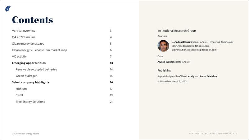 《PitchBook-2022年四季度清洁能源报告（英）-10页》 - 第3页预览图