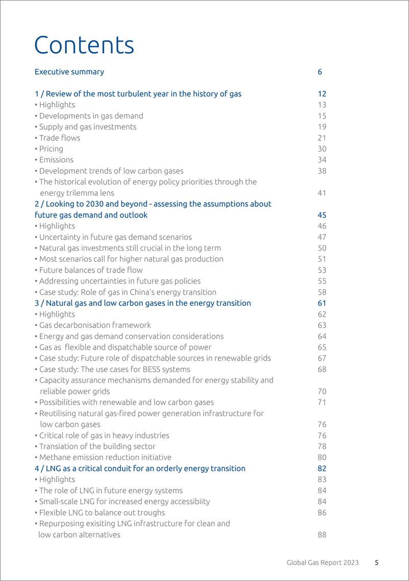 《2023年全球天然气报告-英-94页》 - 第6页预览图
