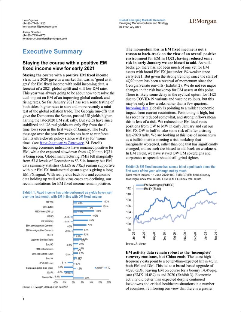 《J.P. 摩根-新兴市场展望与策略：尽管近期出现波动，但新兴市场的前景依然积极-2021.2.4-41页》 - 第4页预览图