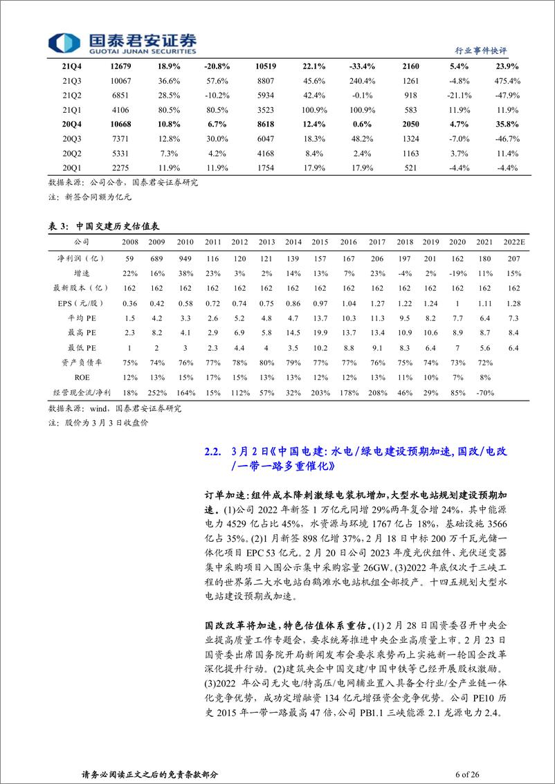 《建筑工程行业：从外交支出大幅增加看一带一路提升央国企ROEPB估值-20230309-国泰君安-26页》 - 第7页预览图