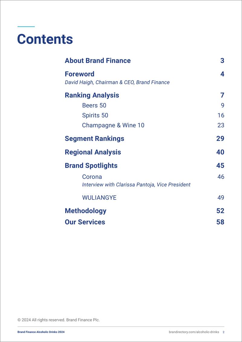 《Brand Finance_2024年最有价值和最强大的酒精饮料品牌年度报告_英文版_》 - 第2页预览图