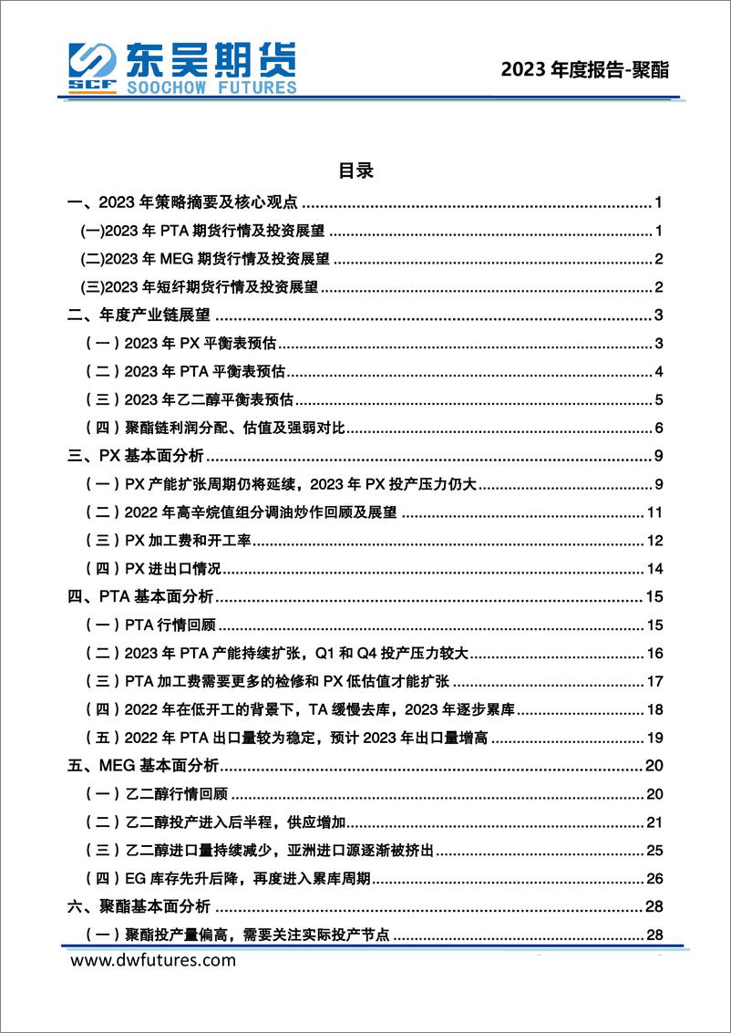 《聚酯2023年度投资策略报告：忽惊云雨在头上，却是山前晚照明-20221227-东吴期货-45页》 - 第3页预览图