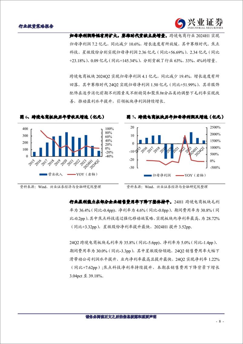 《商贸零售行业：出海板块维持景气度，内需关注稳健经营和高股息-240910-兴业证券-25页》 - 第8页预览图