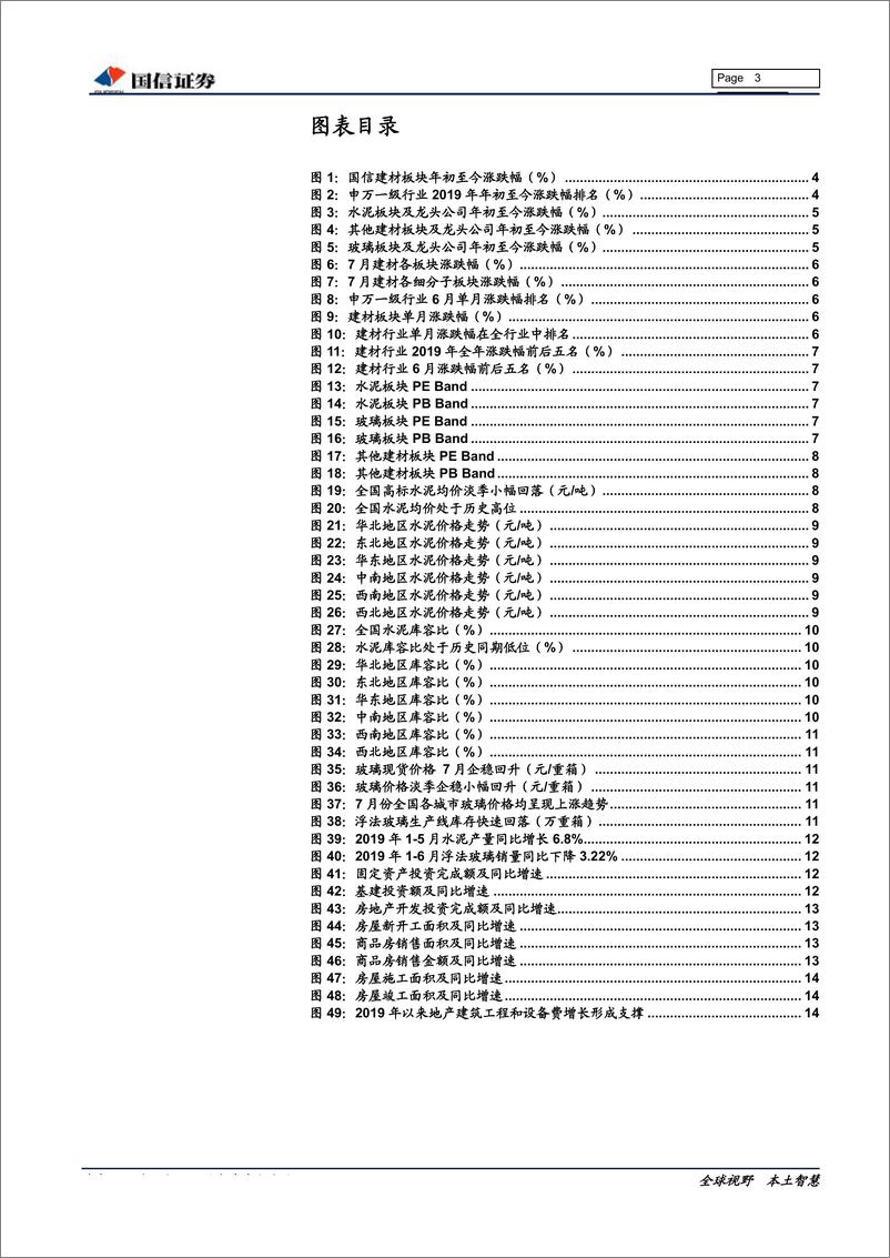 《非金属建材行业8月投资策略：关注淡旺季切换，隐形冠军仍是短期推荐重点-20190812-国信证券-22页》 - 第4页预览图