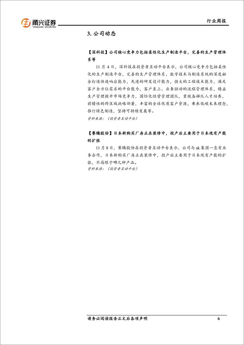 《电子行业存储芯片周度跟踪：SK海力士16层48GBHBM3E将于2025年初送样，渠道市场价格小幅下修-241113-甬兴证券-10页》 - 第6页预览图