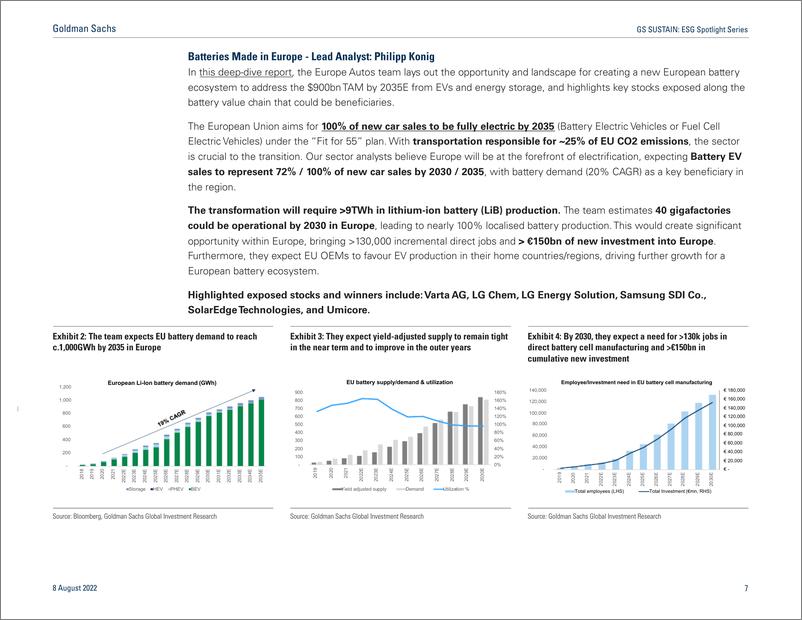 《GS SUSTAI ESG Spotlight Serie Fresh ESG ideas from our analyst franchise and SUSTAIN toolkit, vol. 7(1)》 - 第8页预览图
