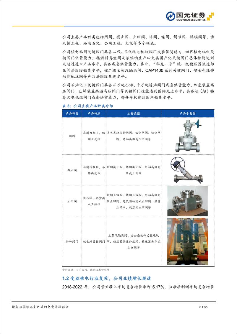 《深度报告-20240401-国元证券-中核科技-000777.SZ-首次覆盖报核电行业复苏趋势强核阀领军企业乘势而353mb》 - 第8页预览图