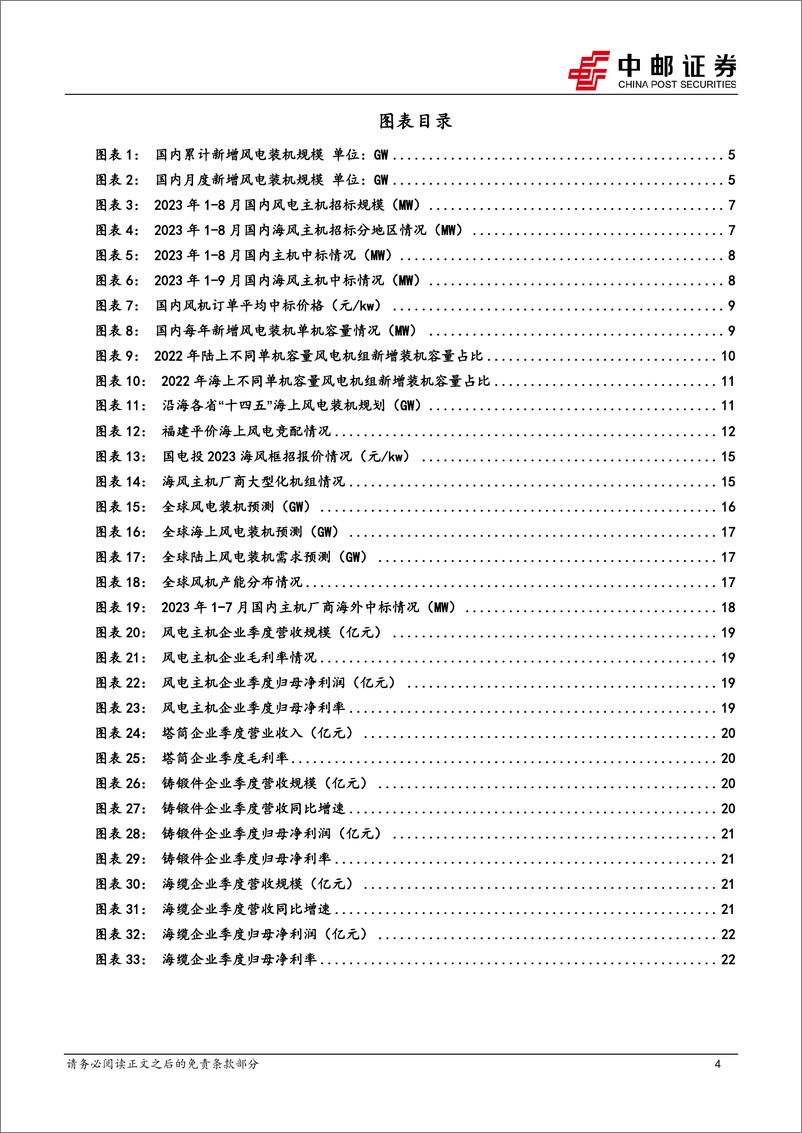 《电力设备行业风电2023半年报总结：装机持续修复，海风建设有望加速-20230915-中邮证券-24页》 - 第5页预览图