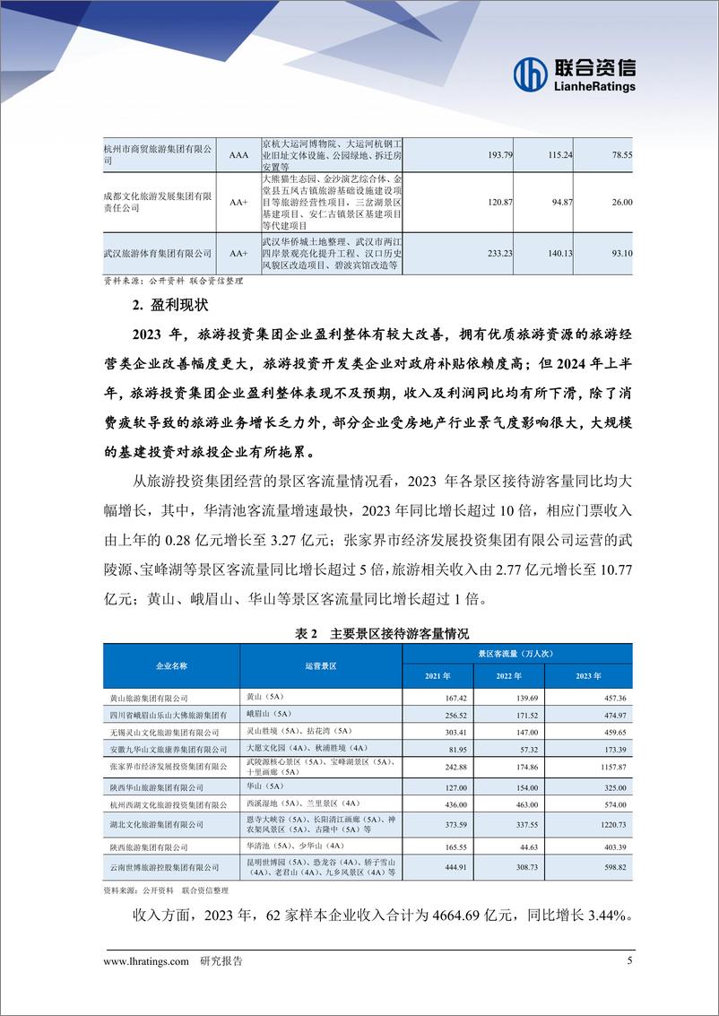 《旅游投资集团企业信用现状研究》 - 第5页预览图