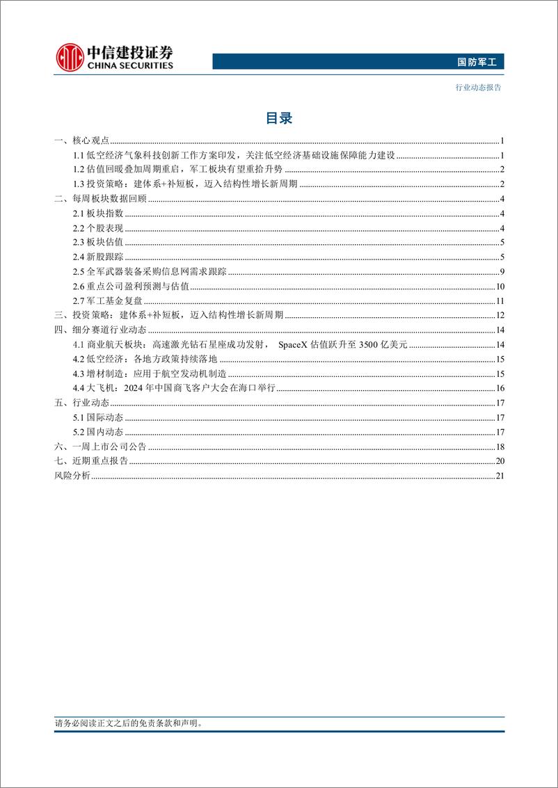 《国防军工行业：低空经济气象科创方案印发，关注基础设施保障能力建设-241215-中信建投-25页》 - 第2页预览图