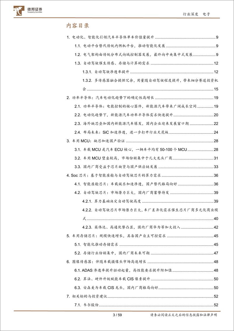 《汽车半导体行业深度：需求爆发叠加国产加速，汽车芯片十年腾飞期开启-20220526-德邦证券-59页》 - 第4页预览图