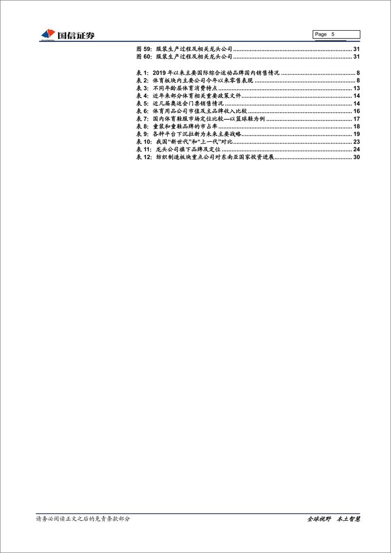 《纺织服装行业2020年度投资策略：深挖结构性增量机会，关注龙头经营韧性-20191209-国信证券-35页》 - 第6页预览图