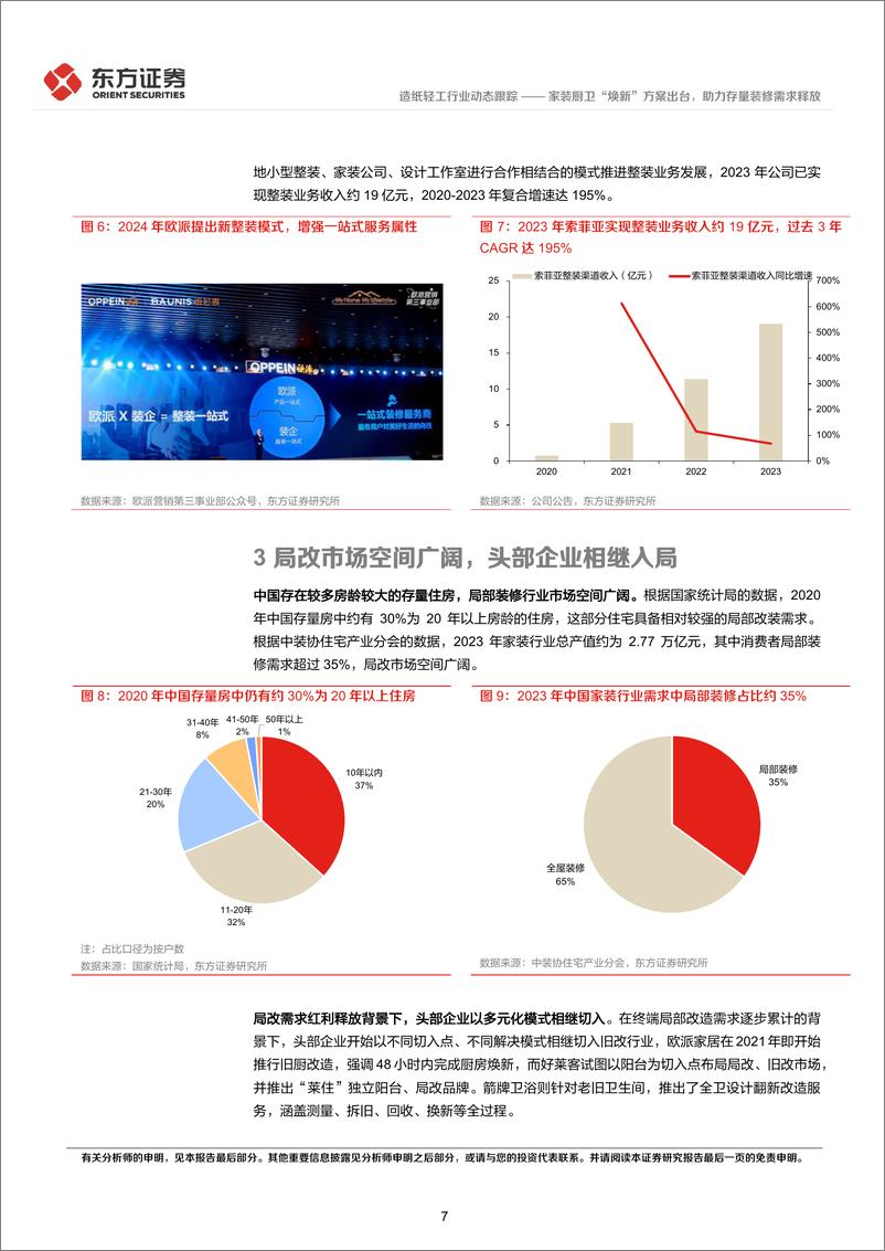 《东方证券-造纸轻工行业：家装厨卫“焕新”方案出台，助力存量装修需求释放》 - 第7页预览图