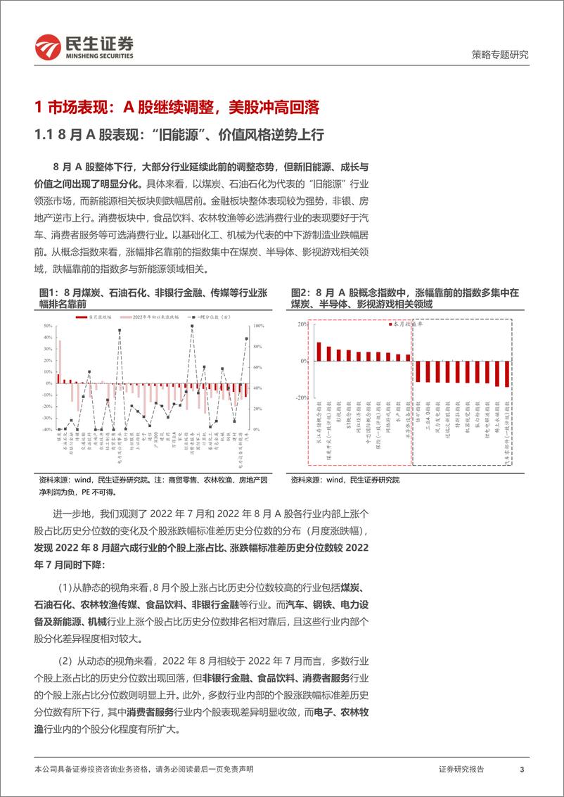 《风格洞察与性价比追踪系列（八）：钟摆正在回摆-20220902-民生证券-21页》 - 第4页预览图