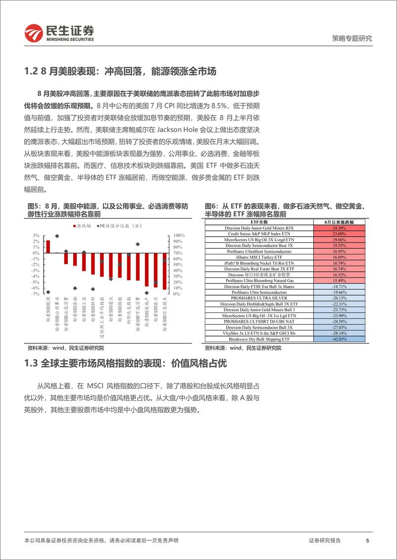 《风格洞察与性价比追踪系列（八）：钟摆正在回摆-20220902-民生证券-21页》 - 第6页预览图