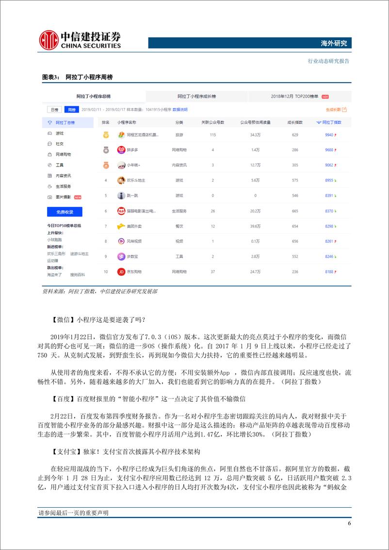 《海外研究：巨头不断加码小程序，争夺新的流量入口-20190226-中信建投-24页》 - 第8页预览图