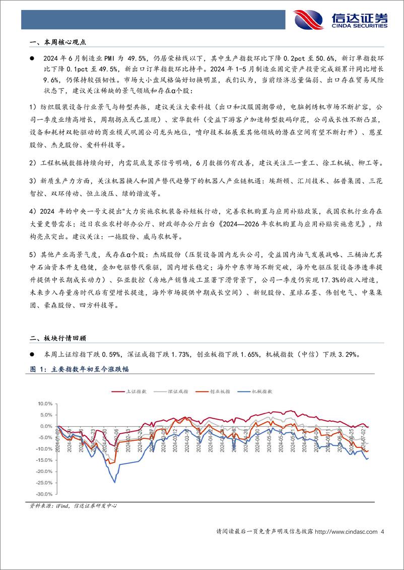 《机械设备行业：6月PMI承压，重视景气稀缺和需求韧性标的-240707-信达证券-15页》 - 第4页预览图