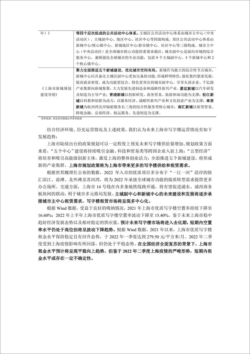 《联合资信-上海市写字楼运营情况分析及对写字楼类证券化项目的影响-8页》 - 第7页预览图