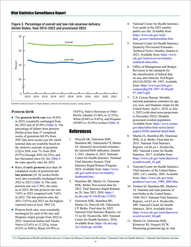 《2023年美国出生率统计报告（英）-10页》 - 第4页预览图