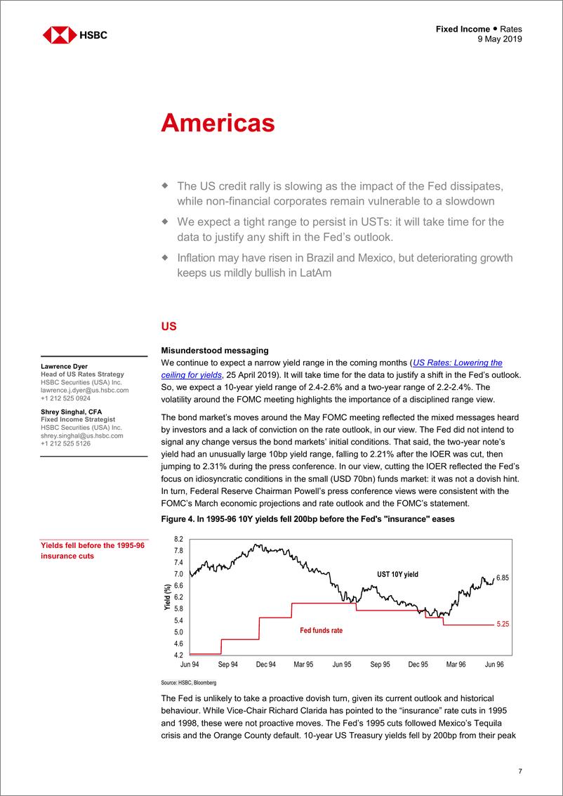 《汇丰银行-全球-投资策略-全球固定收益资产组合策略-2019.5.9-32页》 - 第8页预览图