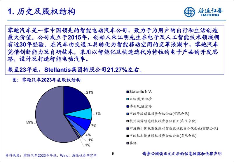 《零跑汽车研究报告_厚积薄发_轻资产出海加速推进》 - 第6页预览图