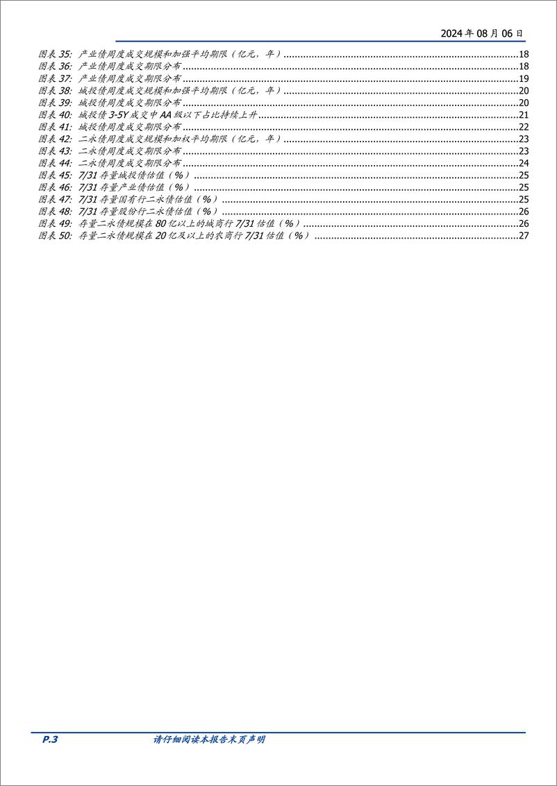 《8月信用债策略：挖票息与拉久期，还有哪些券可以选择？-240806-国盛证券-28页》 - 第3页预览图