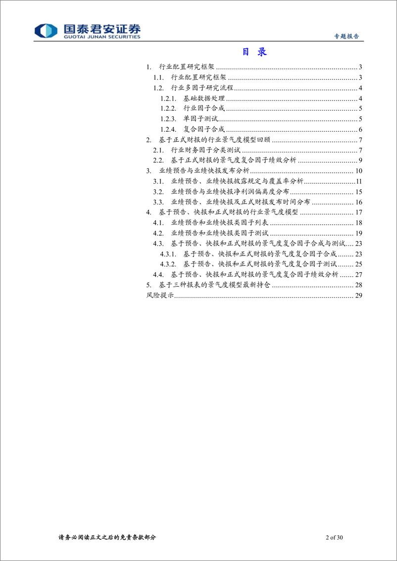 《行业配置研究系列04：如何使用业绩预告和业绩快报改进景气度行业轮动模型-20220611-国泰君安-30页》 - 第3页预览图