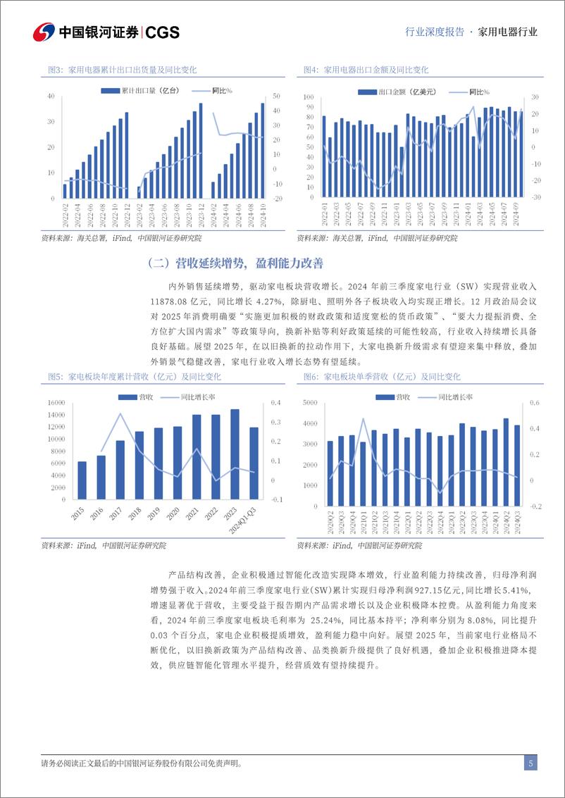 《家电行业2025年度策略报告：内外兼修行致远，倚得东风势更强-银河证券-241230-43页》 - 第5页预览图